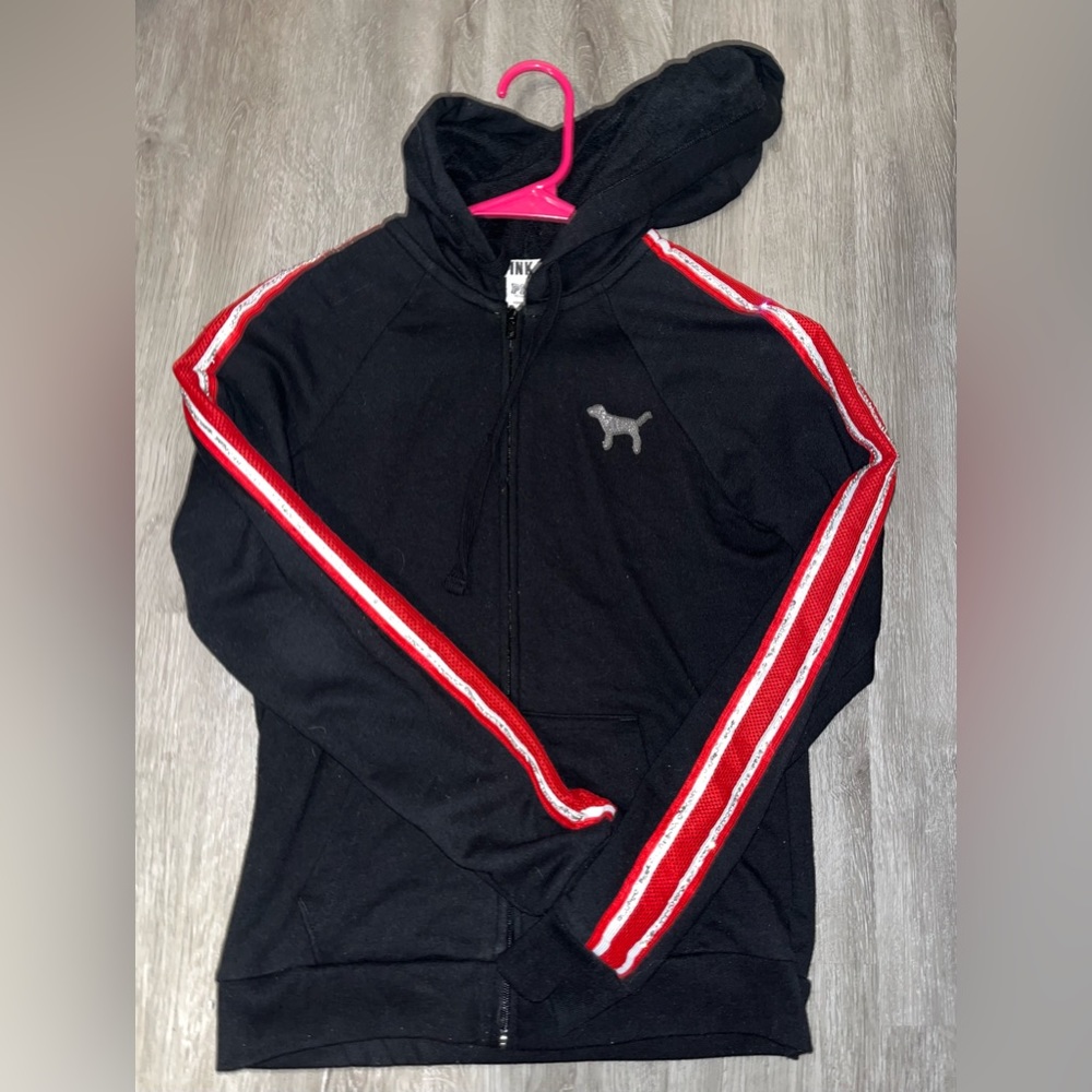 Vs pink bling hoodie